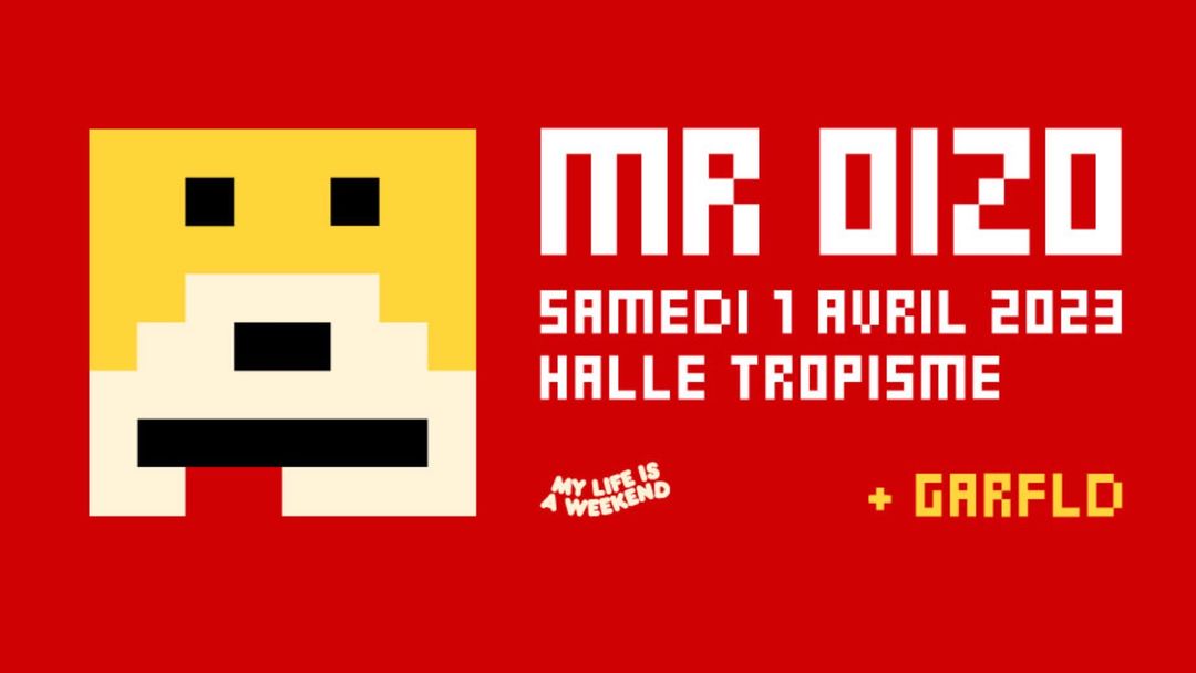 Couverture de l'événement MR OIZO • Montpellier, Halle Tropisme