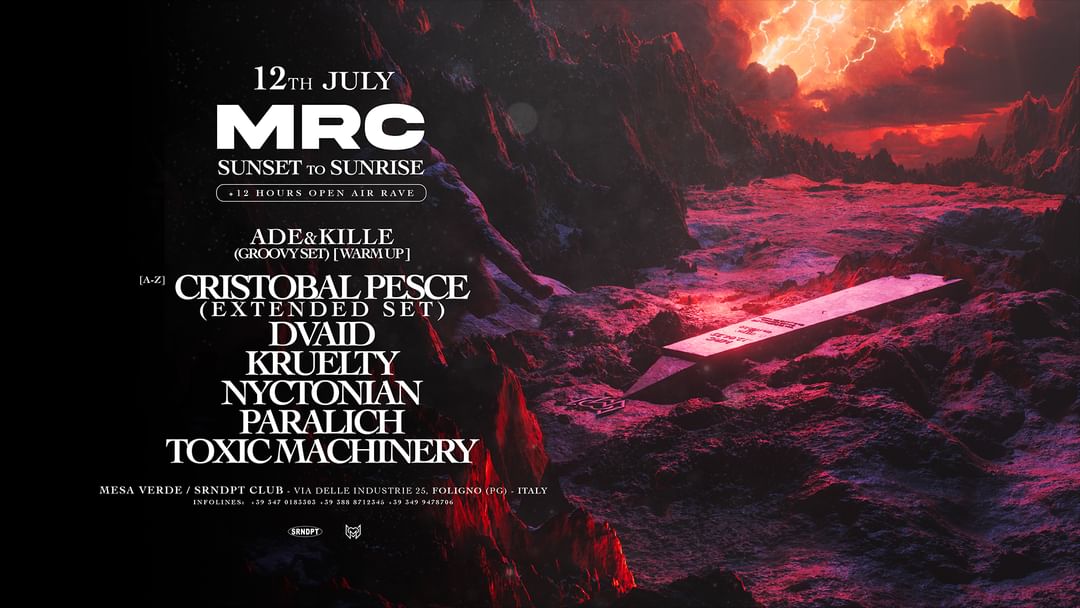Cartell de l'esdeveniment MRC SUNSET TO SUNRISE (+12 Hours Open Air Rave)
