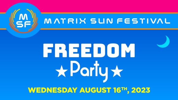 Cover for event: MSF> FREEDOM PARTY “Maspalomas” 