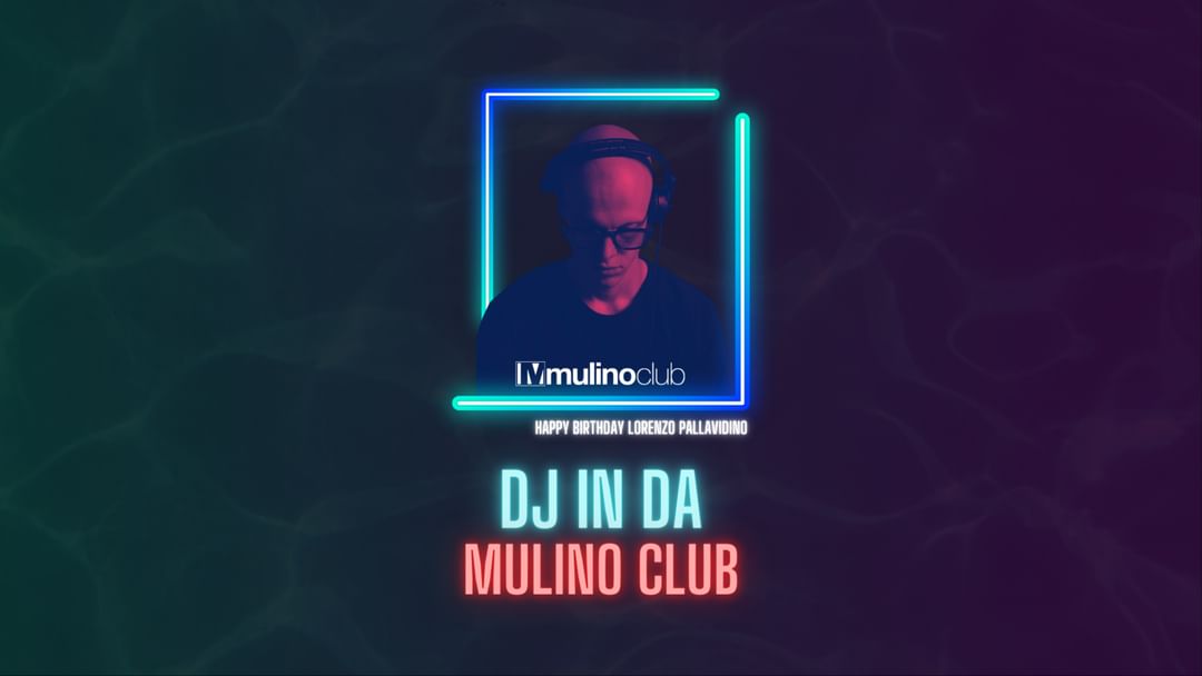 Cartell de l'esdeveniment Mulino Club - HB Lorenzo Pallavidino - Saturday Night