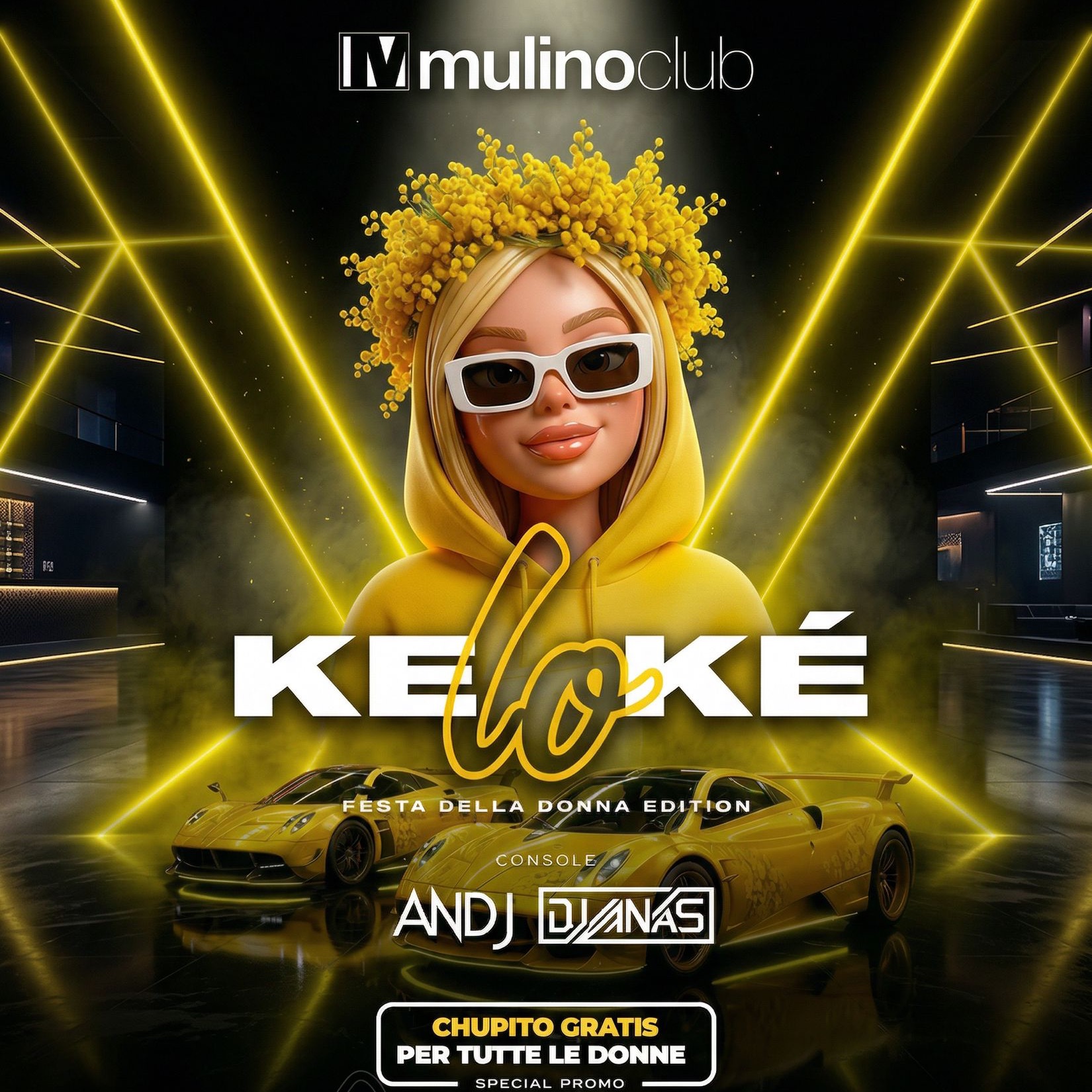 Mulino Club - KE LO KE - GIRLZ Night - Saturday image