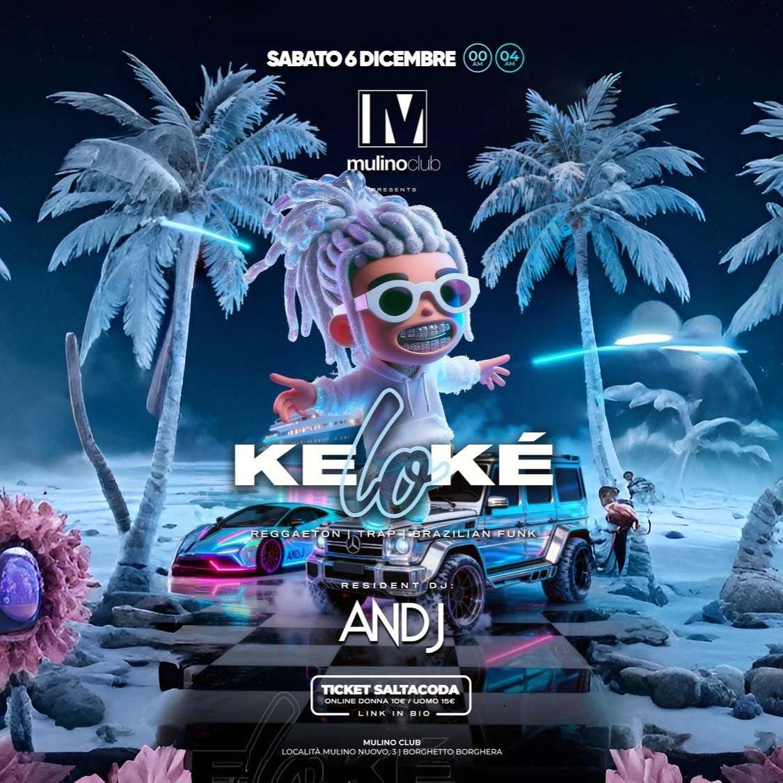 Mulino Club - KE LO KE - Saturday Night image
