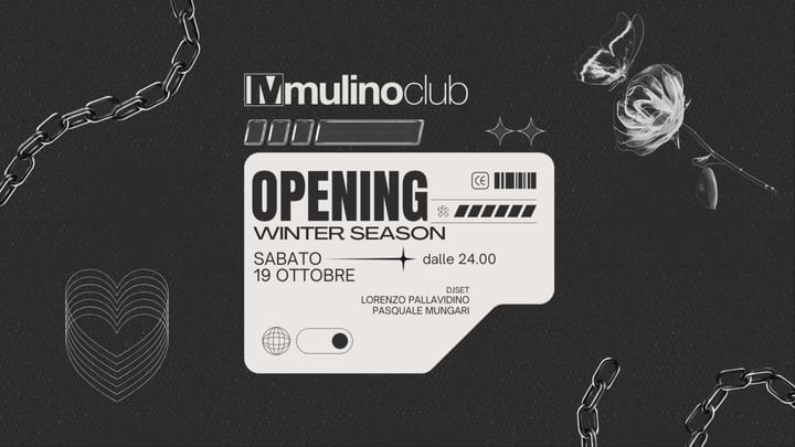 Cover for event: Mulino Club | Opening Party | Saturday Night