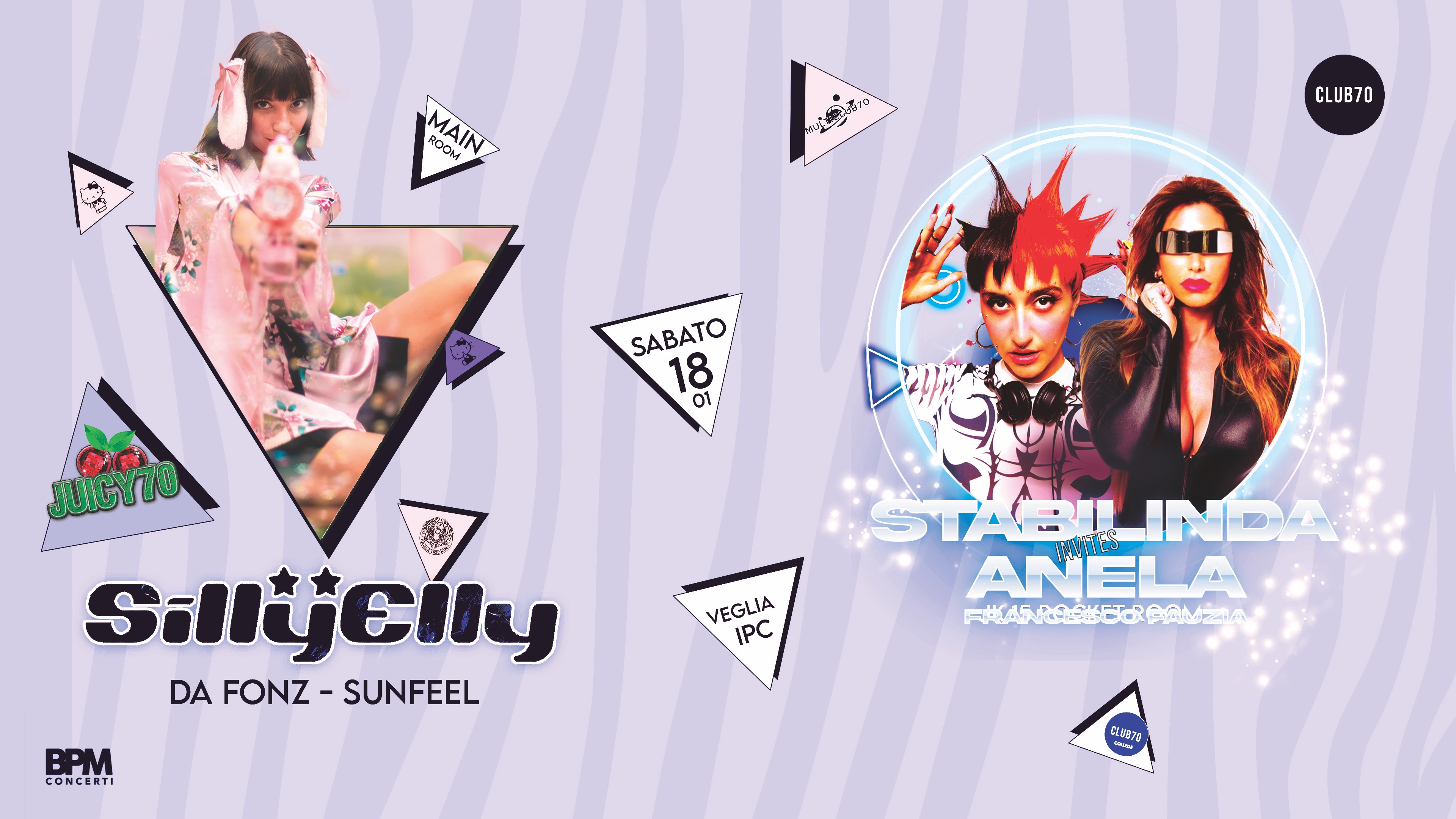 MultiClub70 Juicy w/ SILLYELLY - JK15 w/ STABILINDA + ANELA image