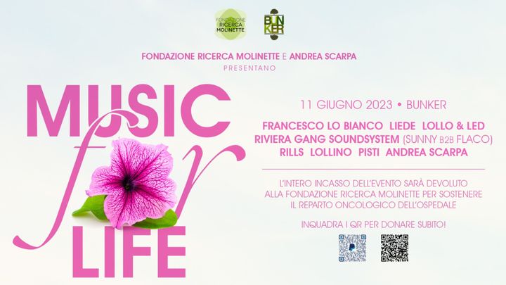 Cover for event: Music for Life