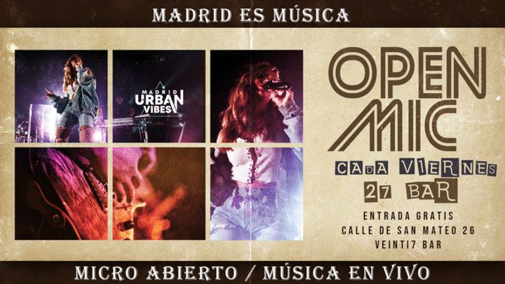 Cover for event: Music Fridays – Micro abierto de música!