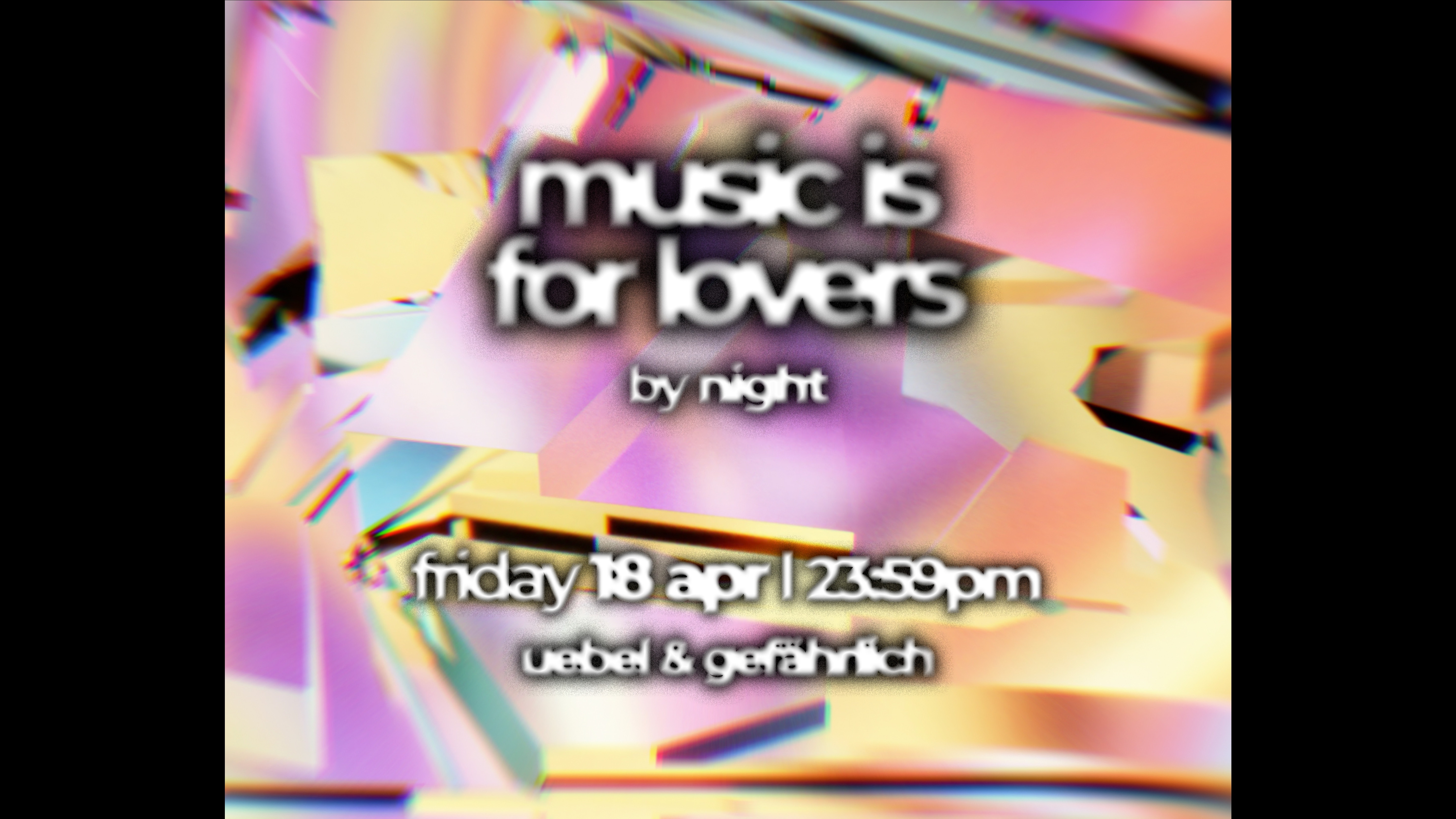 music is for lovers // by night [easter special]