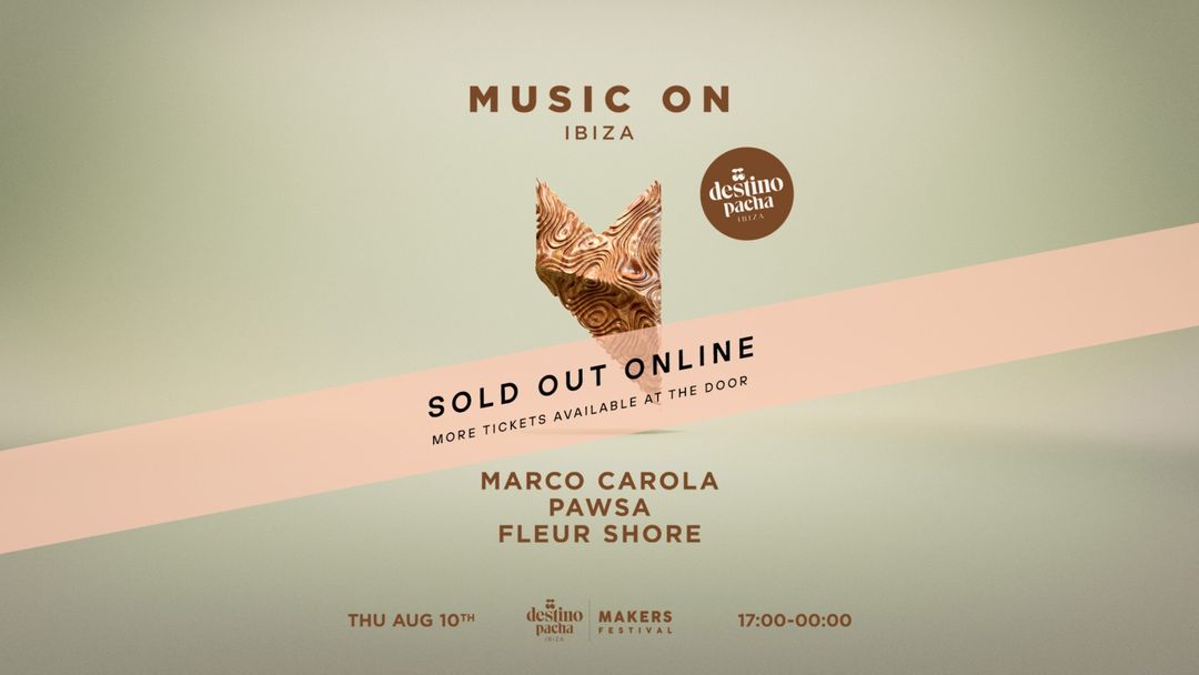 Cartel del evento Music On