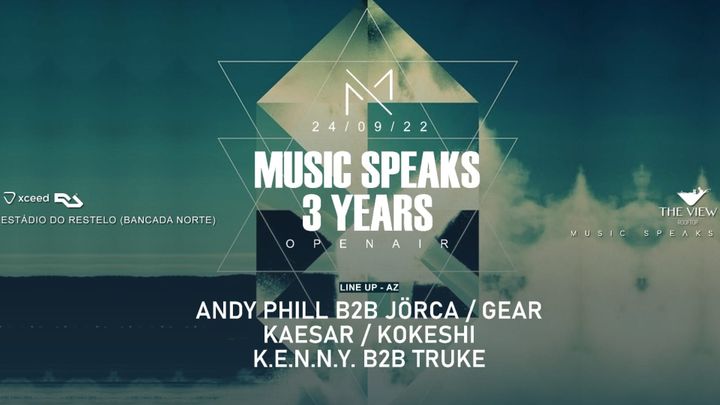 Cover for event: Music Speaks 3 Years Open Air