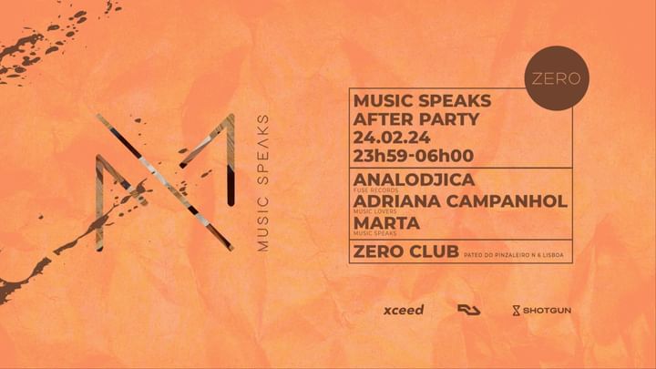Cover for event: Music Speaks After Party