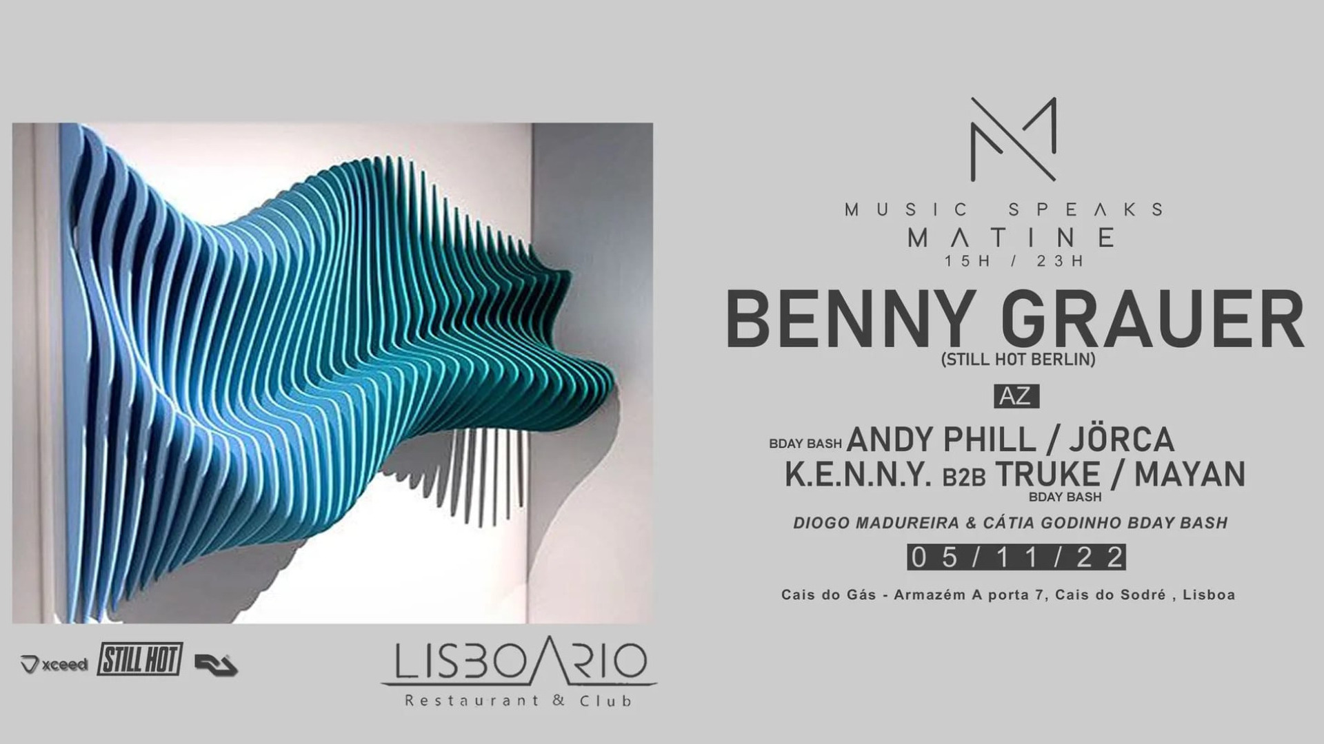 Music Speaks Matine w/ Benny Grauer image