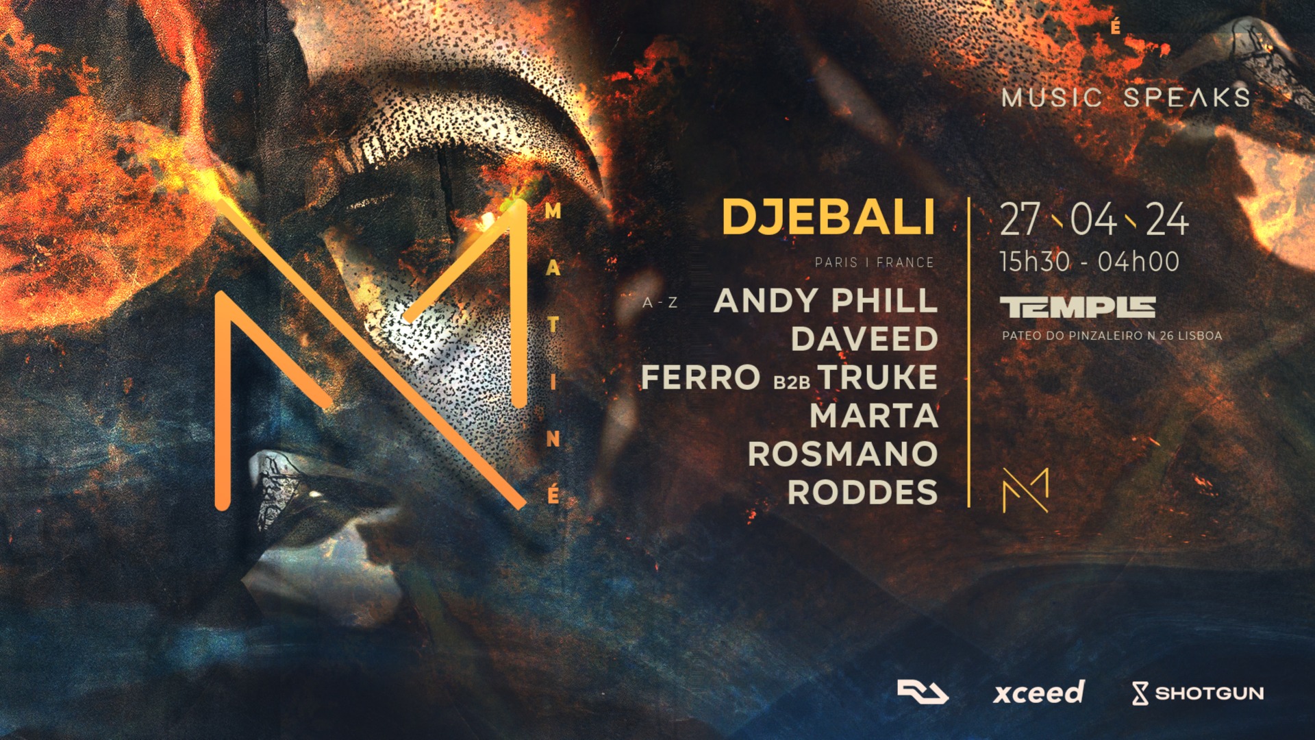 Music Speaks Matine w/ Djebali image