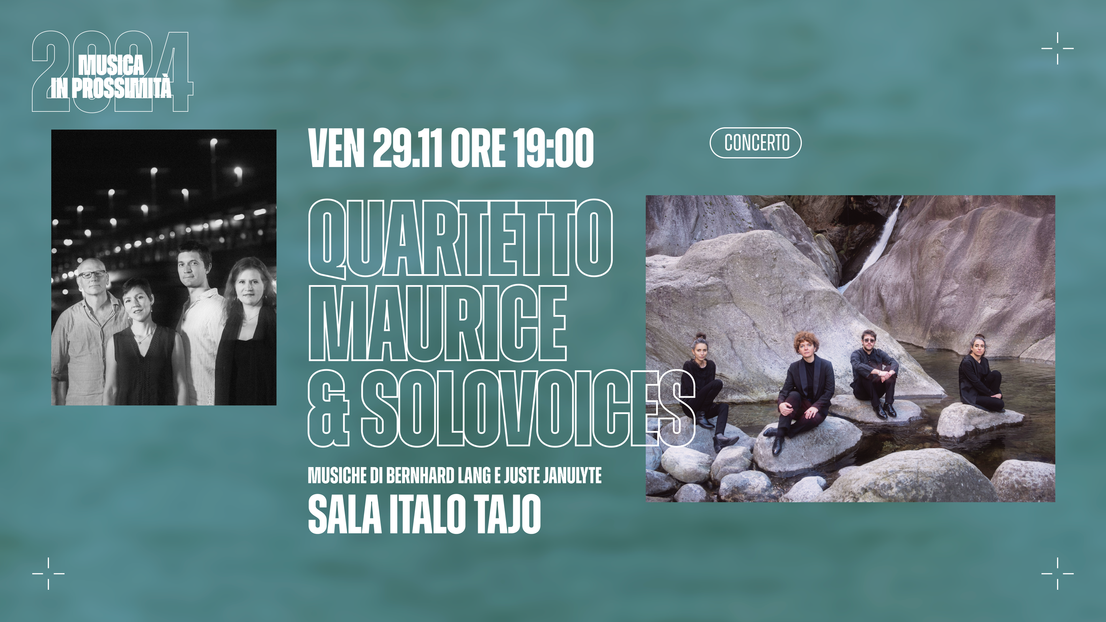 Musica In Prossimità // Quartetto Maurice + SoloVoices // Day 1 image