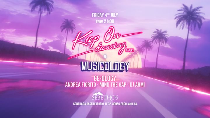 Cover for event:  Musicology X Keep on Dancing Ibiza with Ge - Ology / Andrea Fiorito / Mind The Gap 