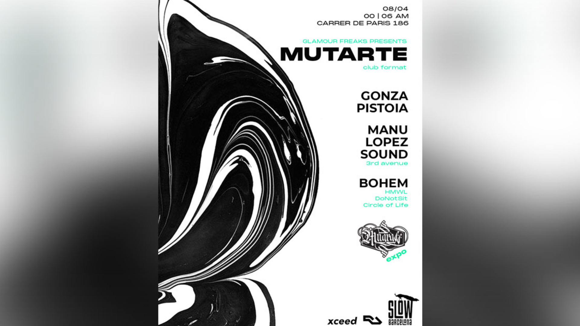Mutarte: Gonza Pistoia + Manu Lopez Sound + Bohem + Mugraff image
