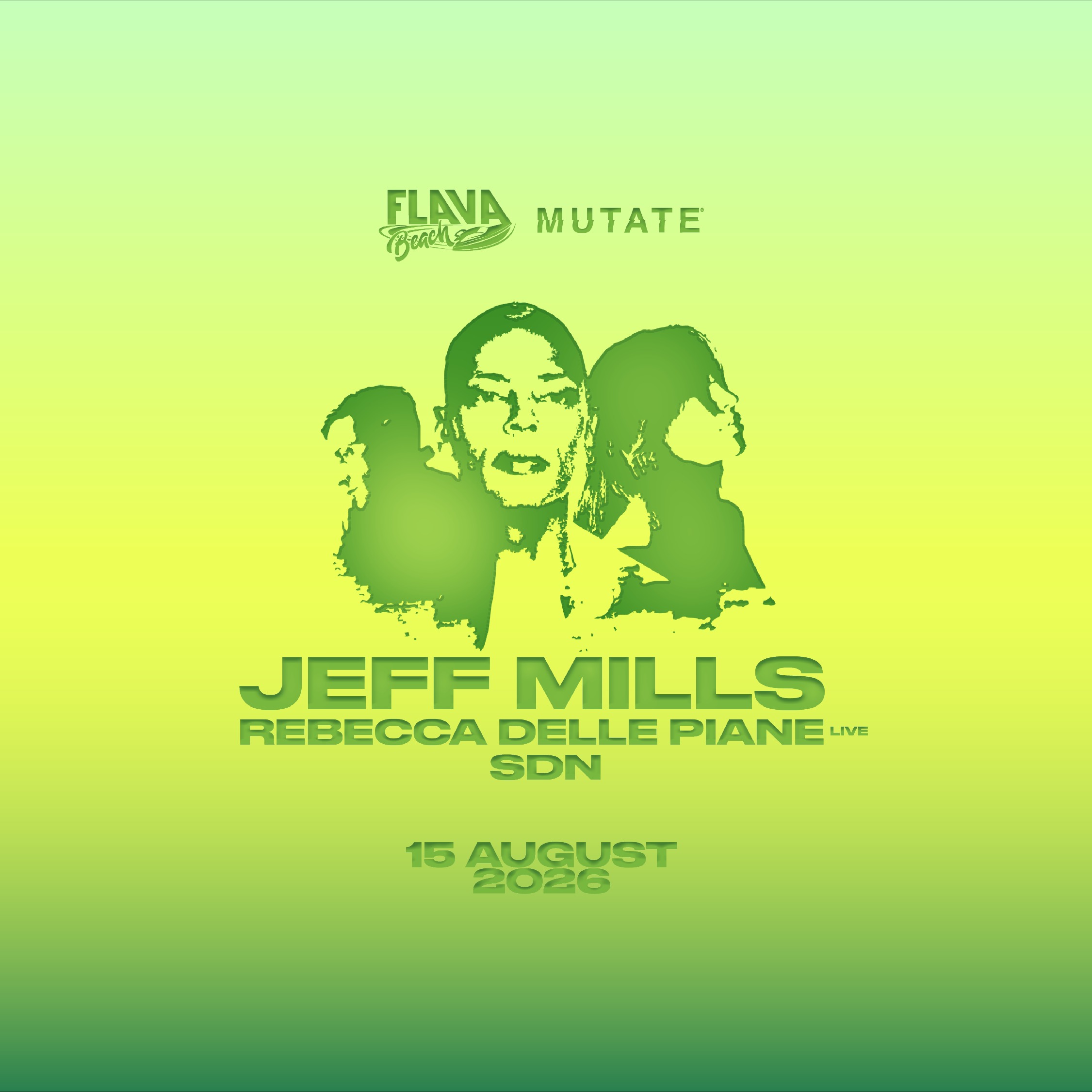 Mutate: Jeff Mills, Rebecca Delle Piane (LIVE) & SDN image