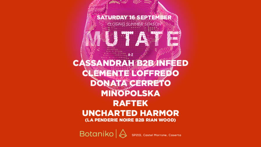 Mutate presents: Closing Summer Season 12H image