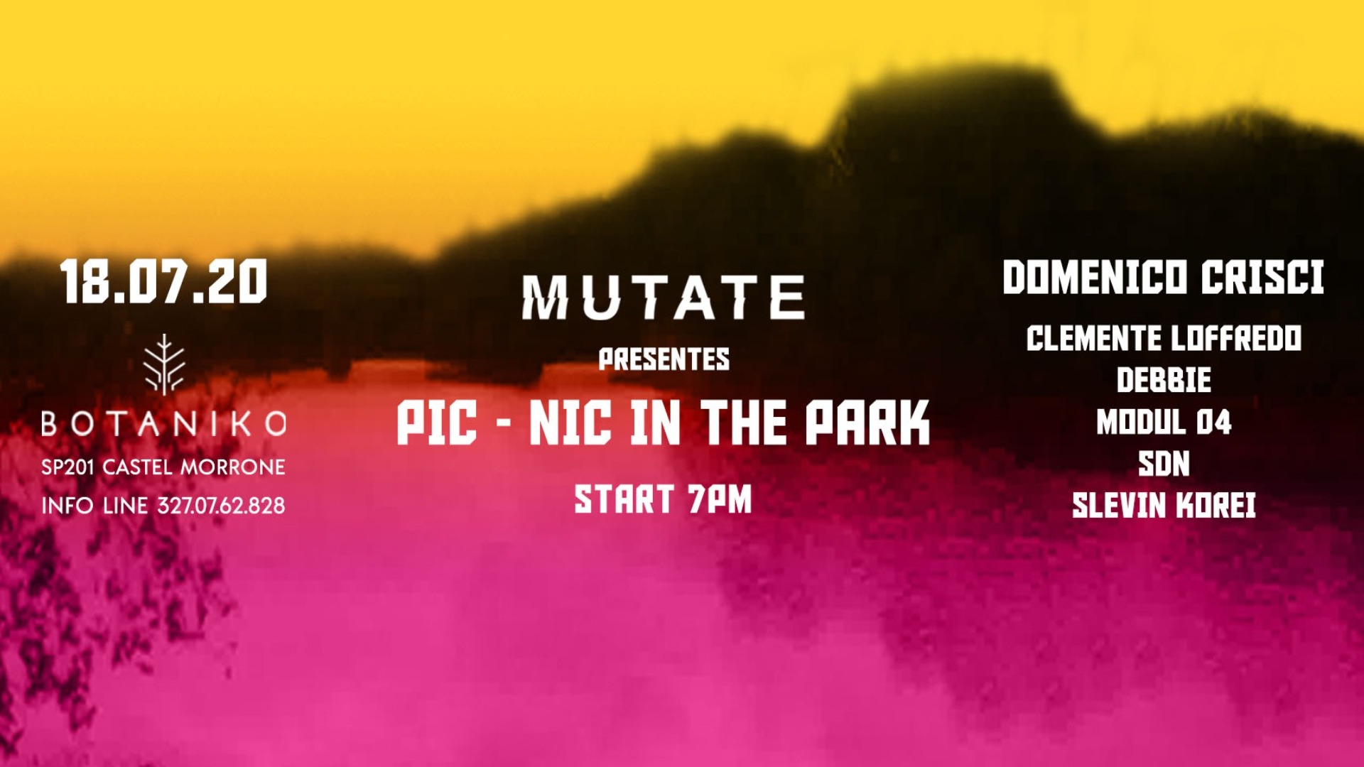 Mutate presents: Pic-Nic in the Park! image