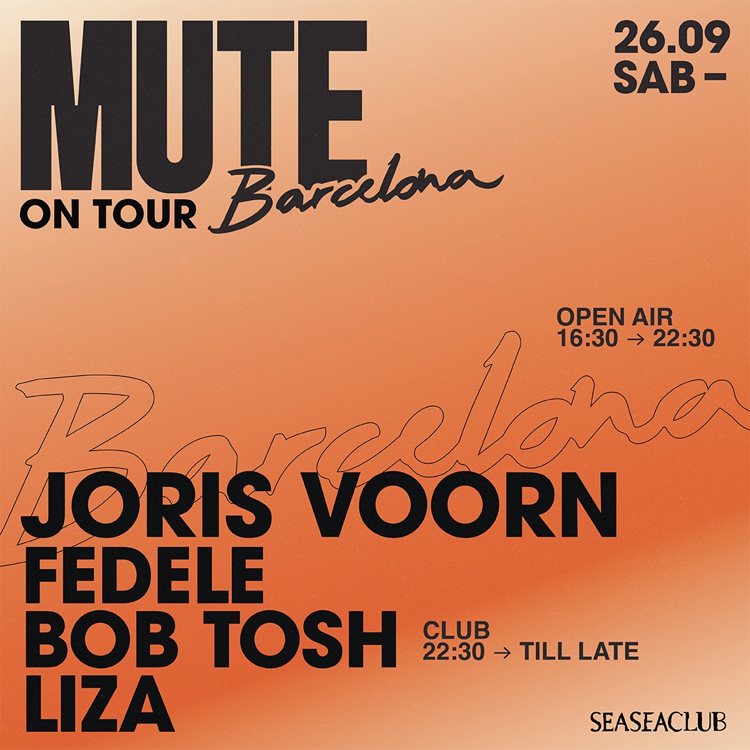 MUTE pres JORIS VOORN + FEDELE + BOB TOSH