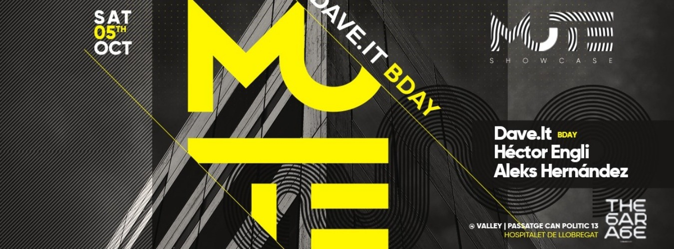 MUTE presents: DAVE.IT B•DAY image