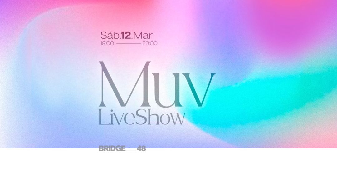 Cartel del evento MUV - 12 de MARZO