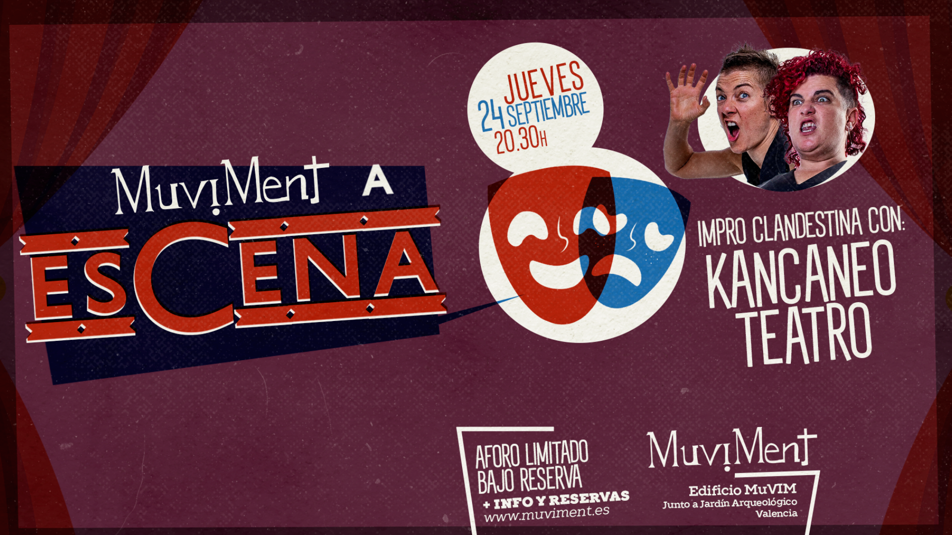 Muviment a EsCena: Impro Clandestina con Kancaneo Teatro