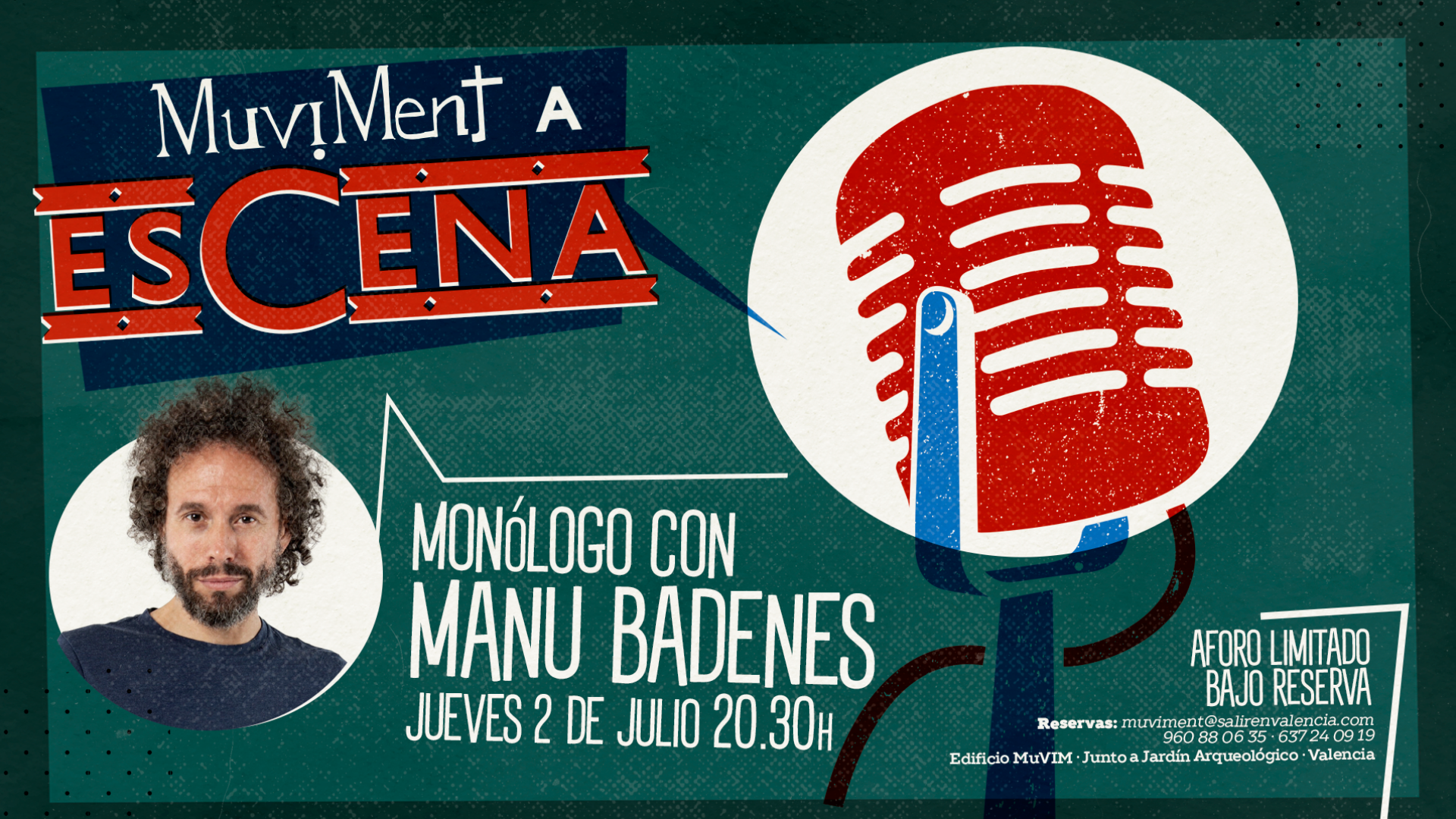 Muviment a EsCena: Monólogo con Manu Badenes