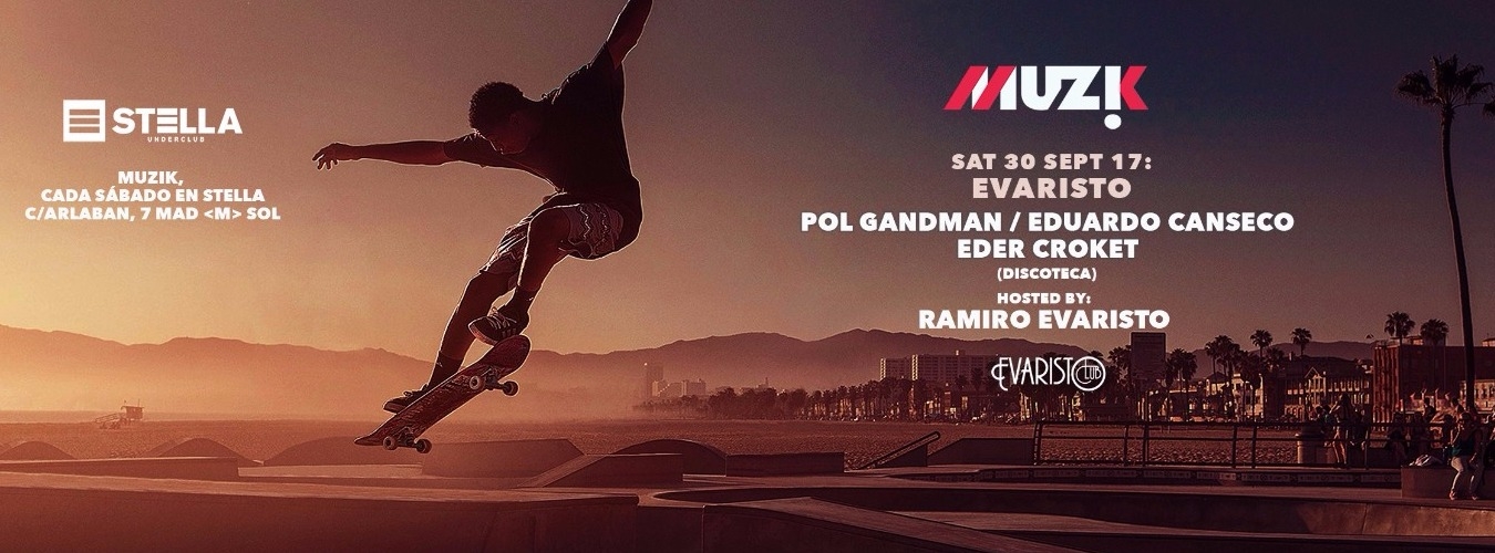 Muzik presenta Evaristo // Pol Gandman + Eduardo Canseco + Eder Croket image