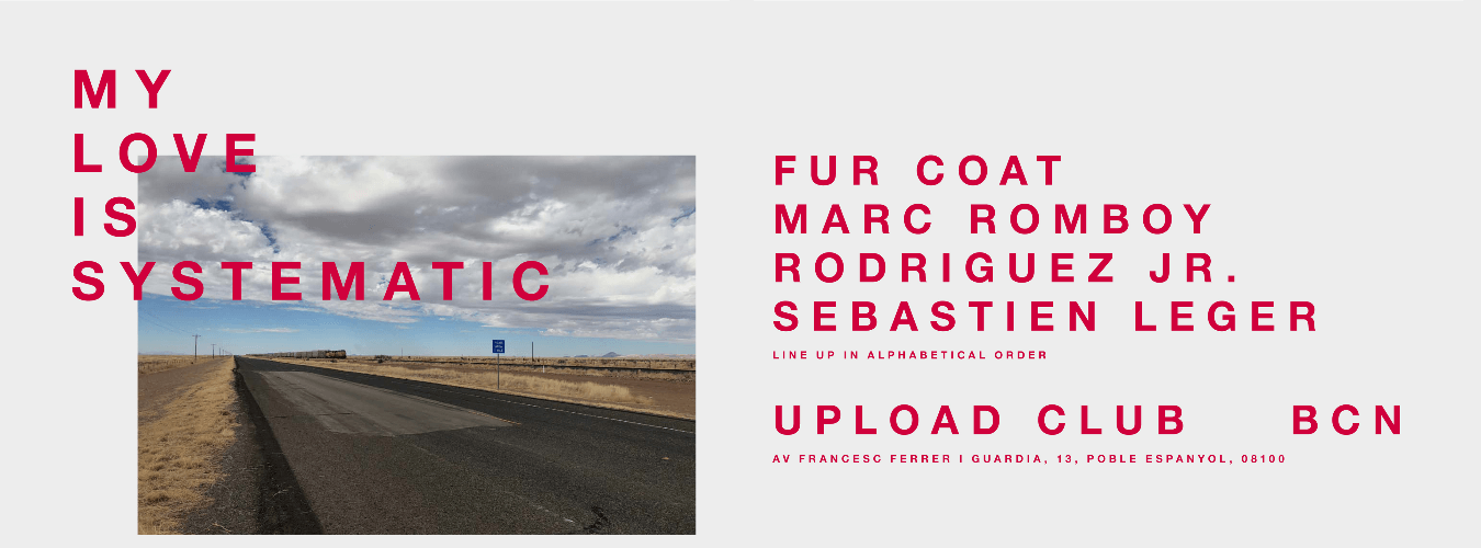 My Love Is Systematic - Off Week | Fur Coat, Marc Romboy, Sebastien Leger & Rodriguez Jr. image