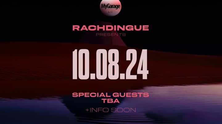 Cover for event: MyGarage at RACHDINGUE
