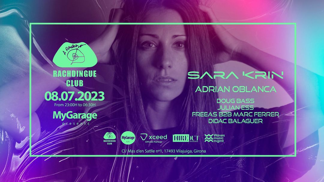 Capa do evento MyGarage w/ SARA KRIN