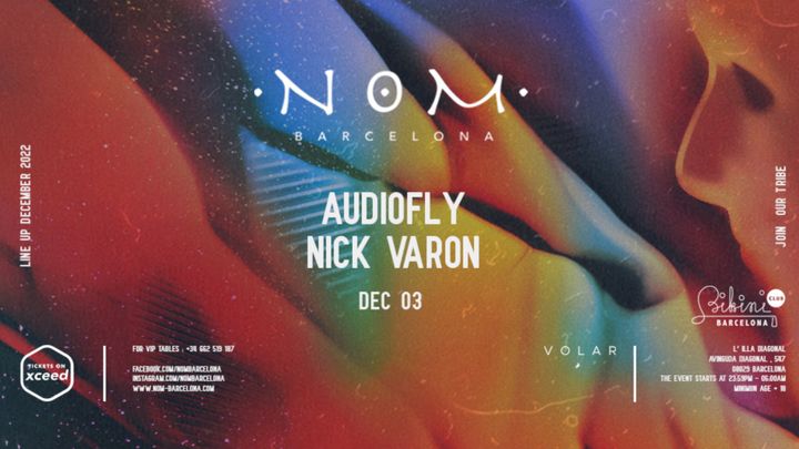 Cover for event: N O M pres: Audiofly, Nick Varon
