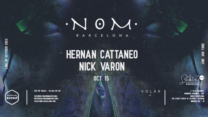 Cover for event: N O M pres: Hernan Cattaneo, Nick Varon