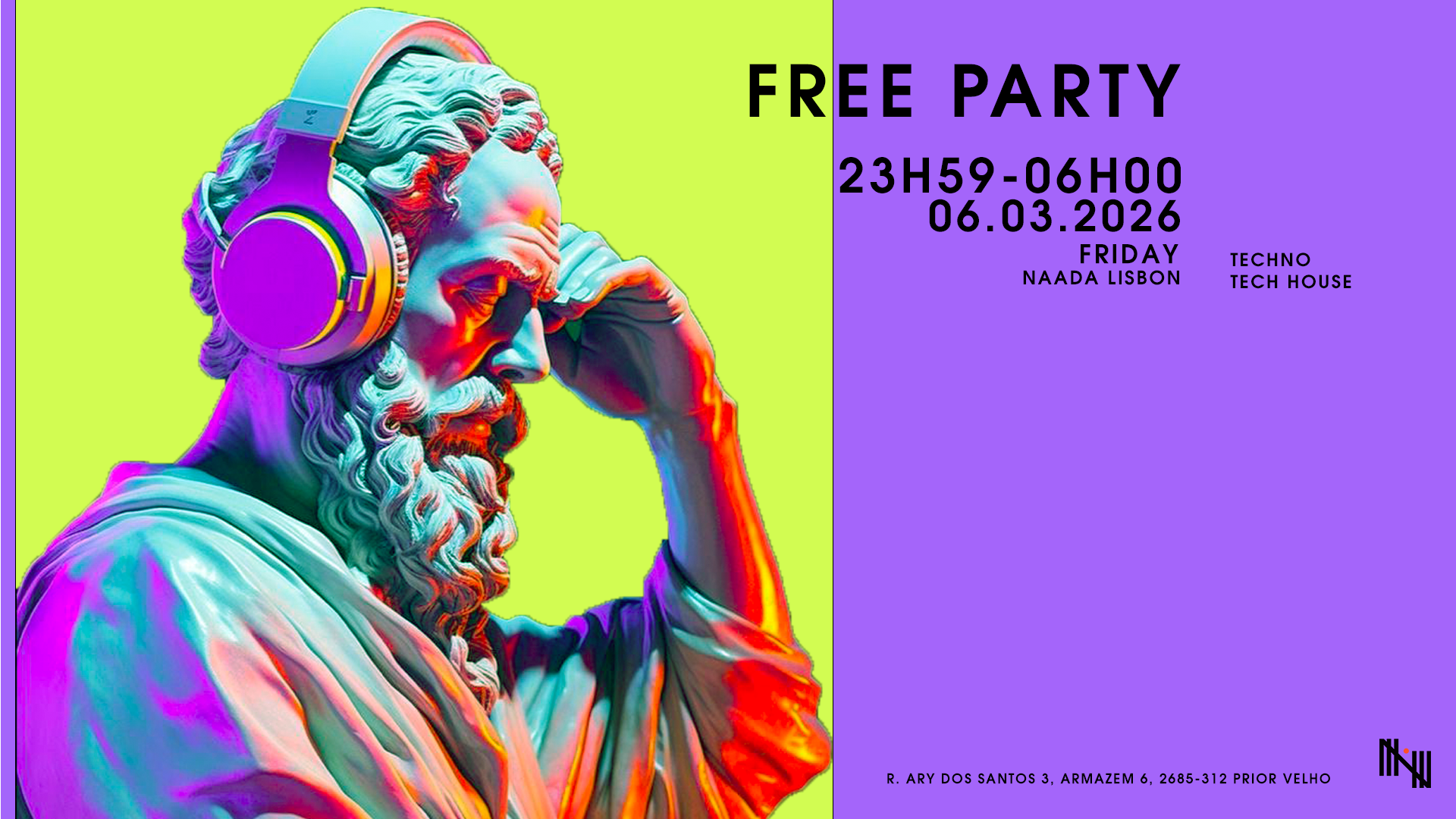 NAADA Free Party — March Edition image
