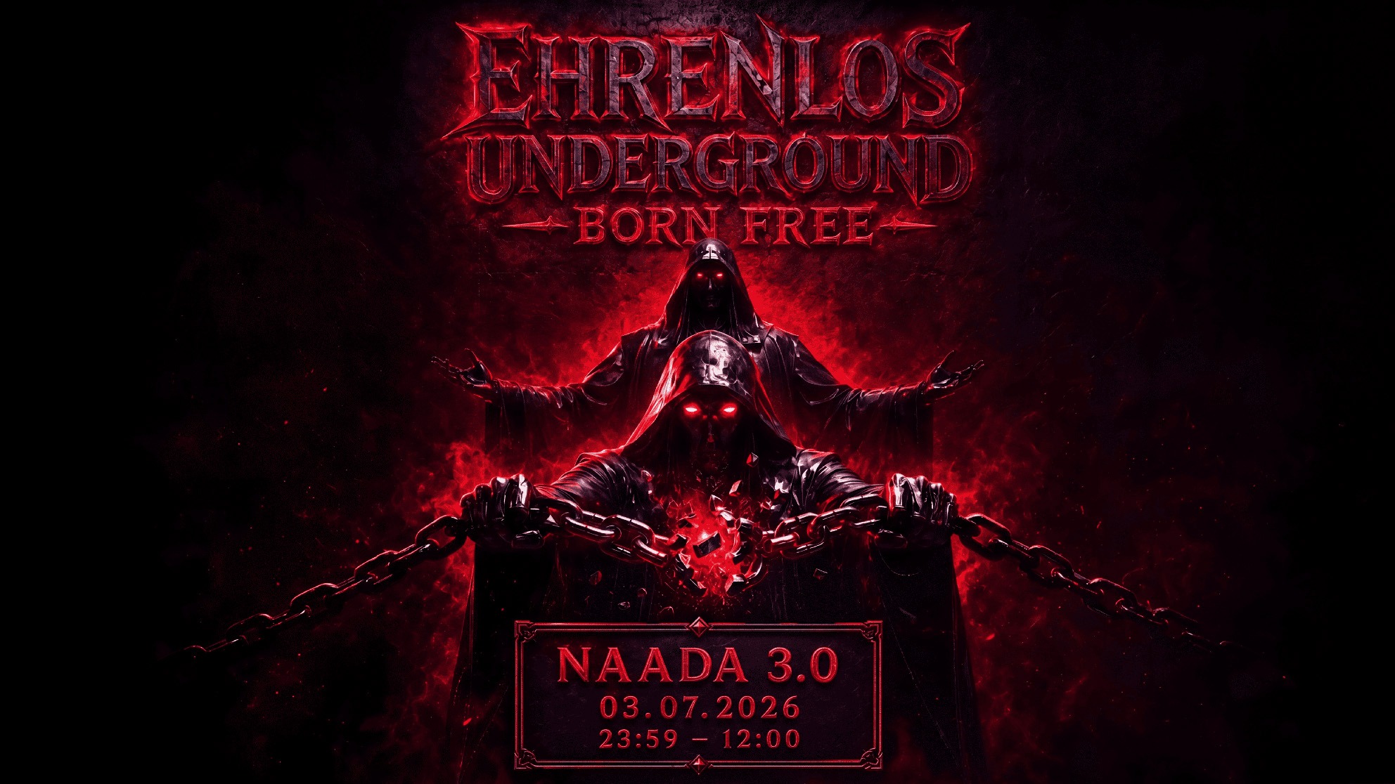 NAADA invites EHRENLOS UNDERGROUND image
