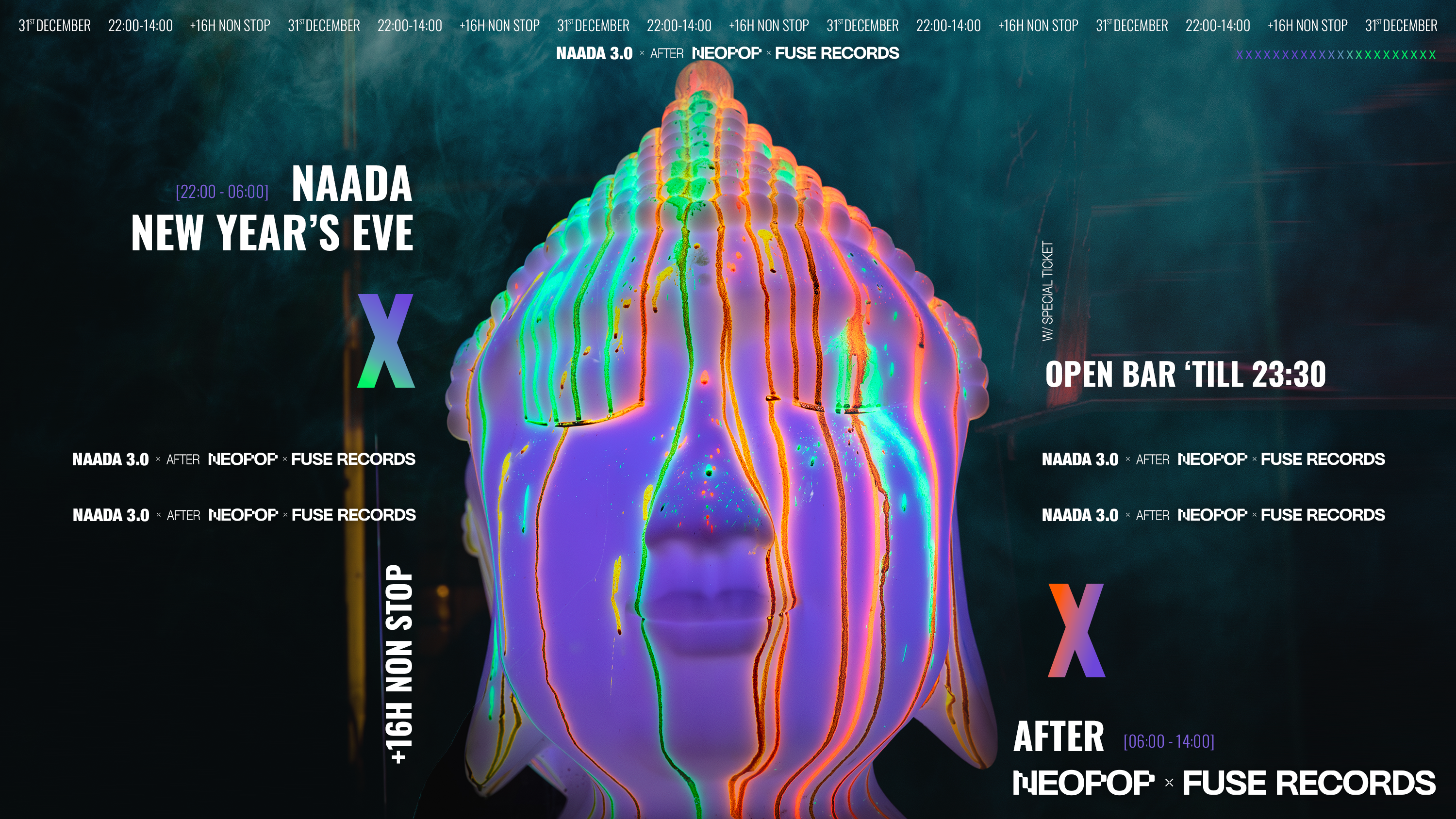 NAADA NEW YEAR'S RESOLUTION x NEOPOP & FUSE RECORDS AFTER image