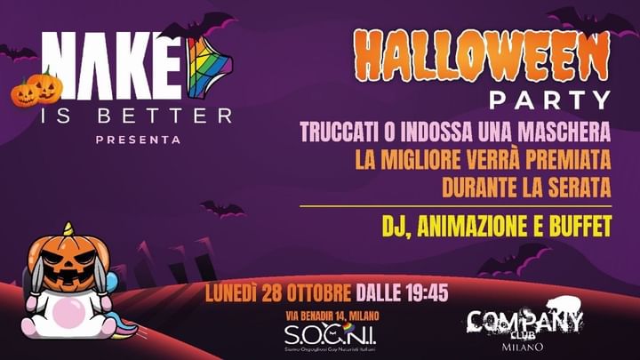 Cover for event: NAKED is BETTER | Halloween Party