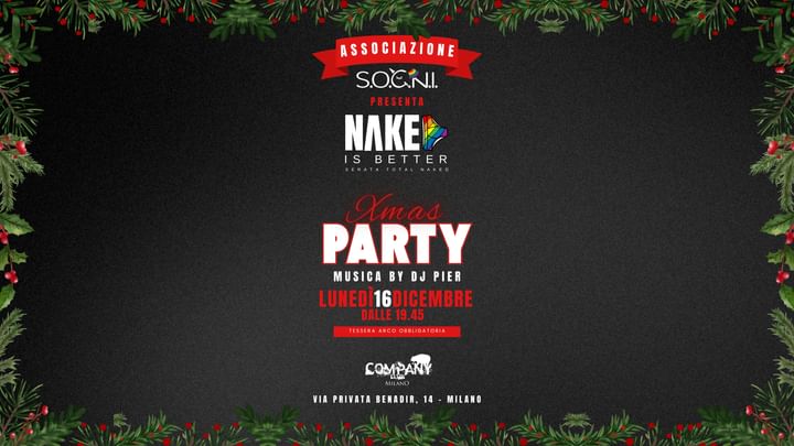 Cover for event: NAKED is BETTER - Xmas Party