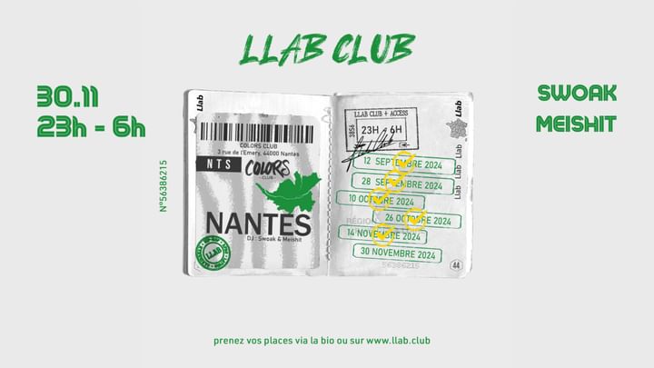 Cover for event: NANTES LLAB CLUB : EPISODE 3 !