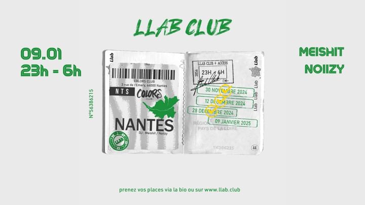 Cover for event: NANTES LLAB CLUB : Pour bien commencer l'année !