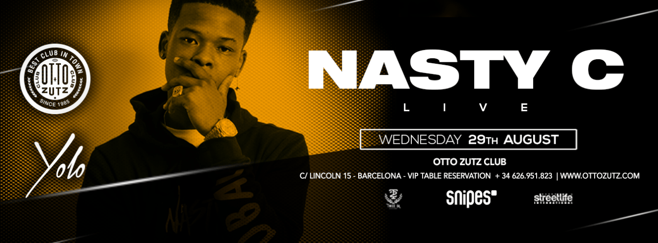 NASTY C concert at OTTO ZUTZ BARCELONA!! image