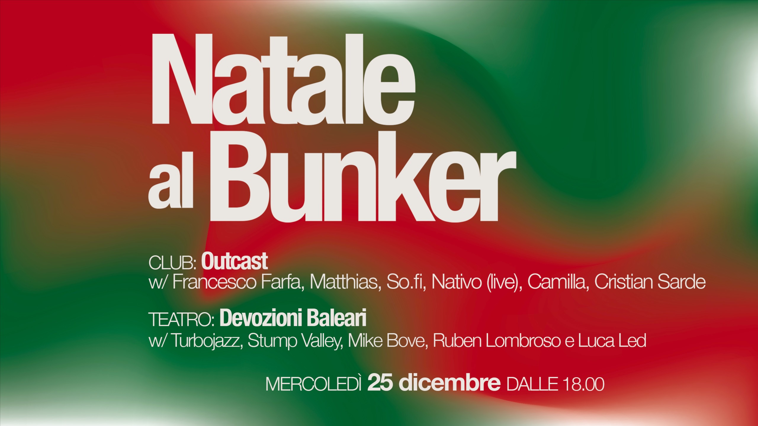 NATALE AL BUNKER 2024