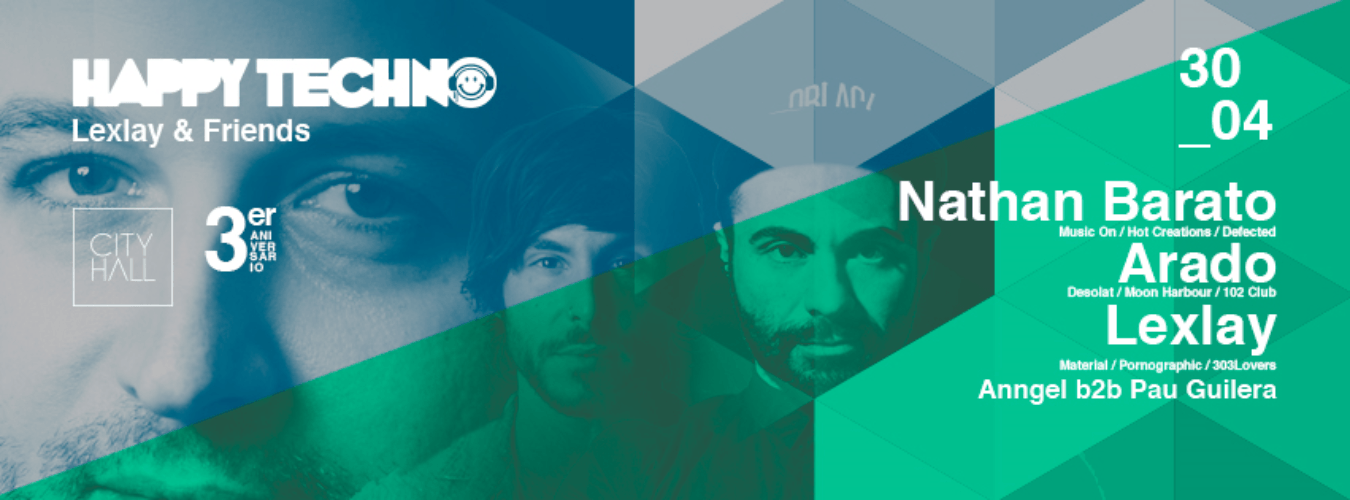 Nathan Barato presented by Happy Techno | 3er. Aniversario image