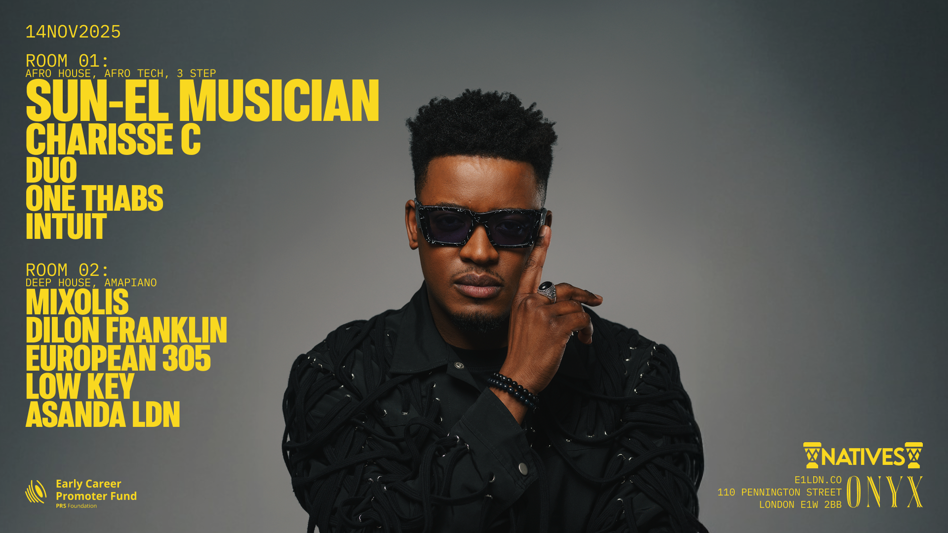 Natives presents: Sun-El Musician [Final 2025 Show] image