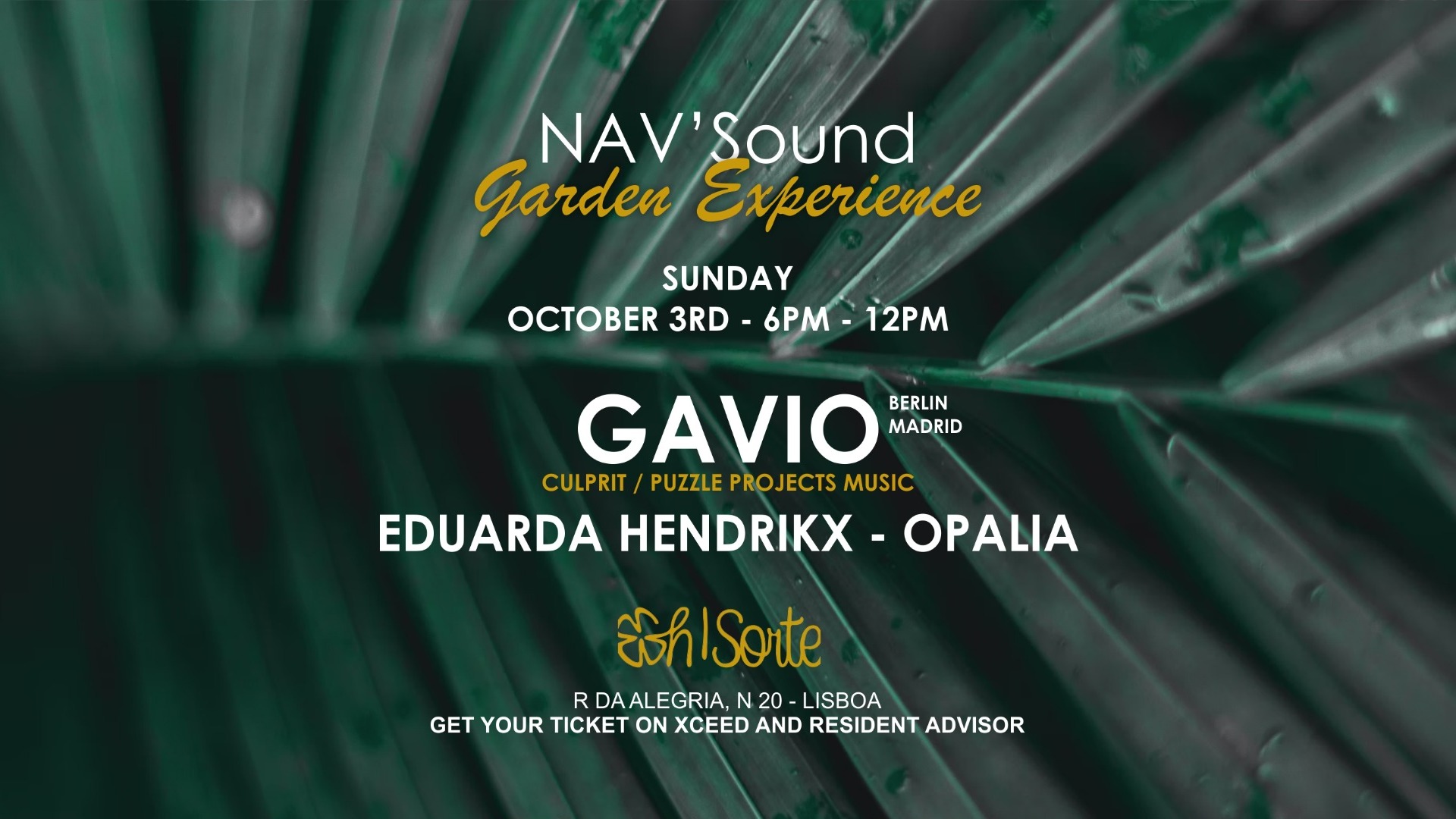 (Postponed) Garden Experience Lisboa #2