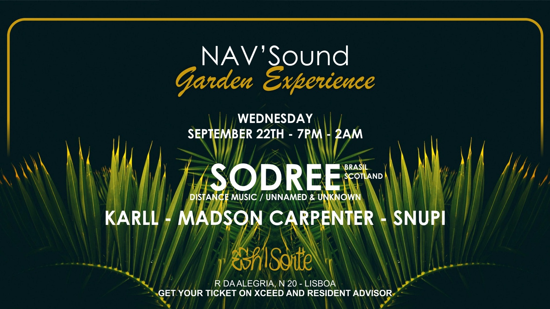 NAV'Sound: Garden Experience Lisboa