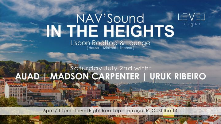 Cover for event: Nav'sound on Rooftop | In the heights w/ Auad + Madson Carpenter + Uruk Ribeiro