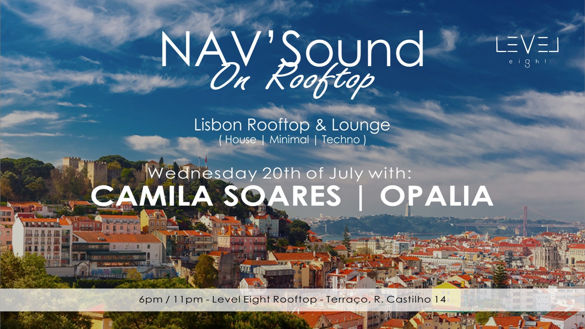Nav'sound on Rooftop w/ Camila Soares (BR) + Opalia (UK) image