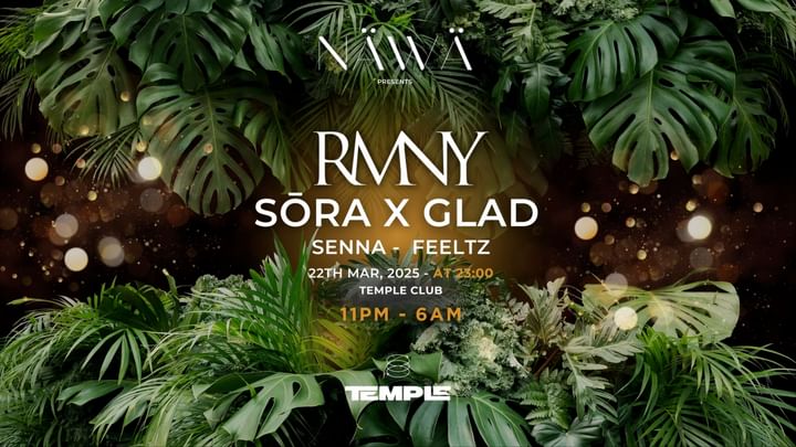 Cover for event: Näwä RMNY x SORA x GLAD