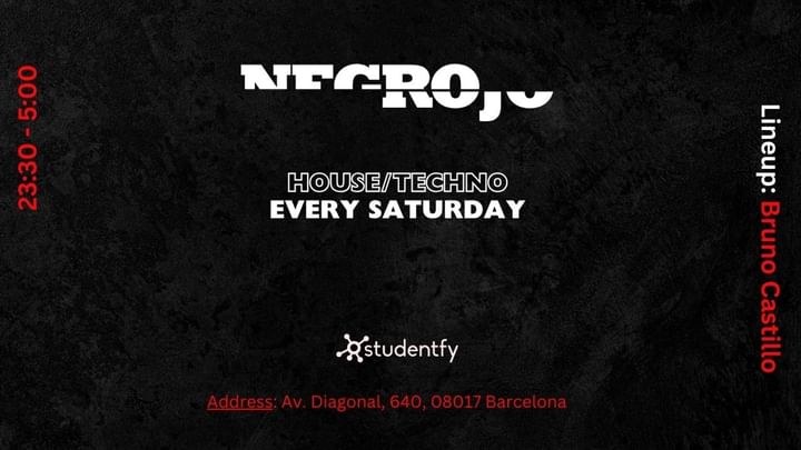 Cover for event: Negro y Rojo - Saturday